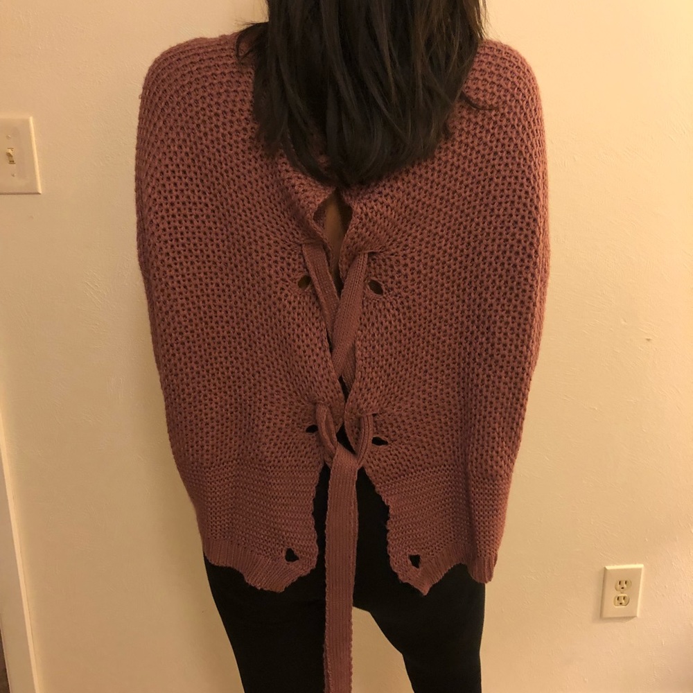Express Bow Back Sweater - Picture 5 of 5